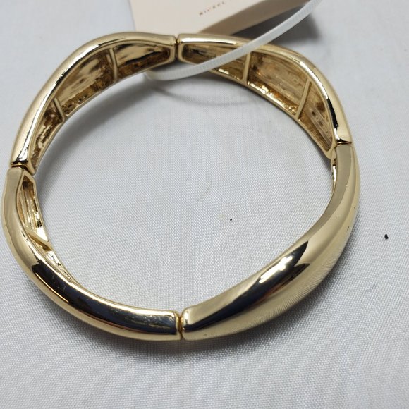 2 for $18 14th & Union Gold vintage Bracelet from Nordstrom Rack (stretc… - Picture 4 of 4